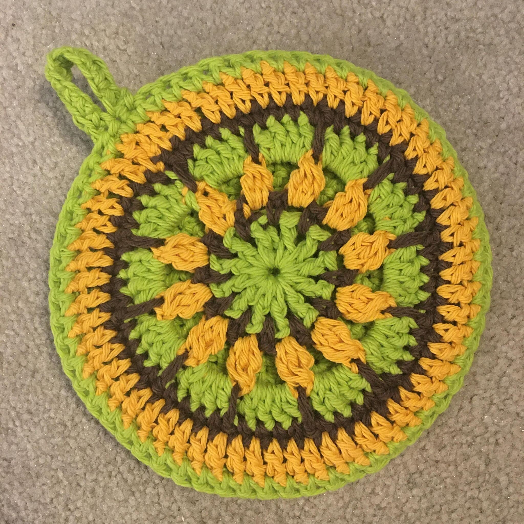 Pattern - Crochet Pattern - "Mandala Potholder"