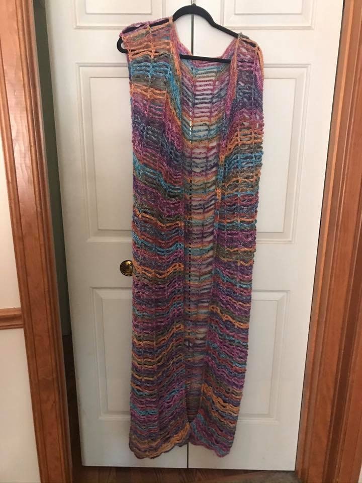 Pattern - Crochet Pattern - Desert Sunset Duster - Original Design by Alice Schwarz