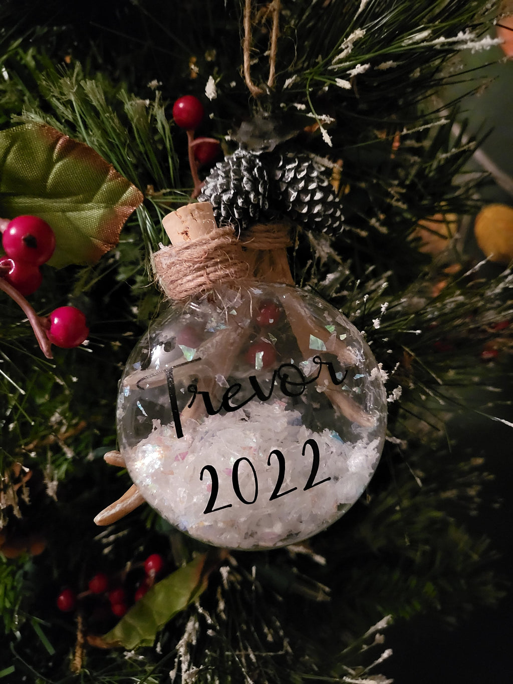 Christmas Ornament - Deer Hunter Ornament - (TM) Design - Personalization Optional