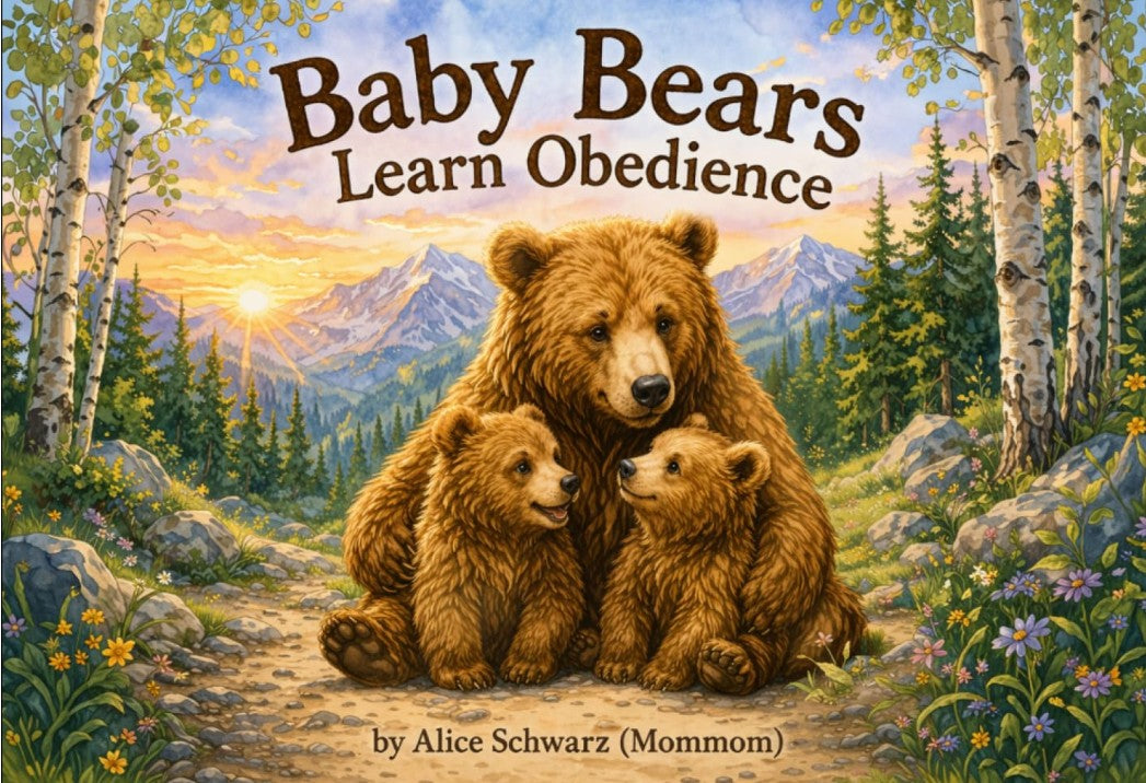 Children's Book - Baby Bears Learn Obedience - Paperback