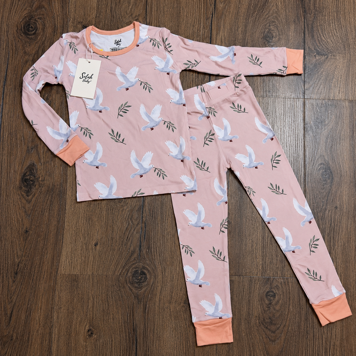 Baby-Toddler - "Peace" Bamboo Pajamas by Selah Baby