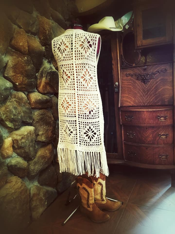 Pattern - Crochet Pattern - Caballera Duster - Original Design by Alice Schwarz