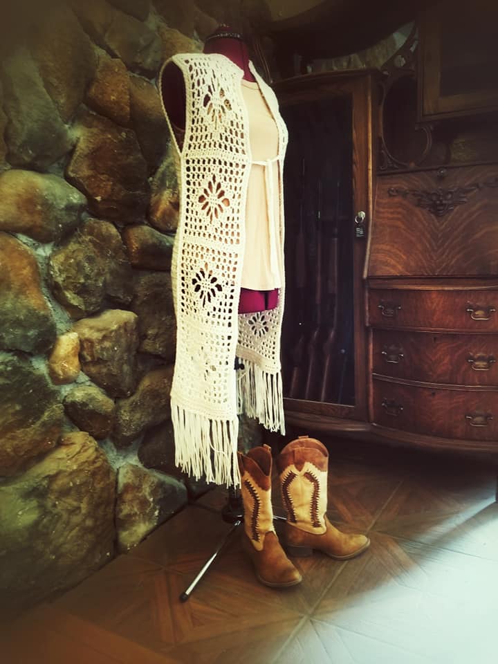 Pattern - Crochet Pattern - Caballera Duster - Original Design by Alice Schwarz