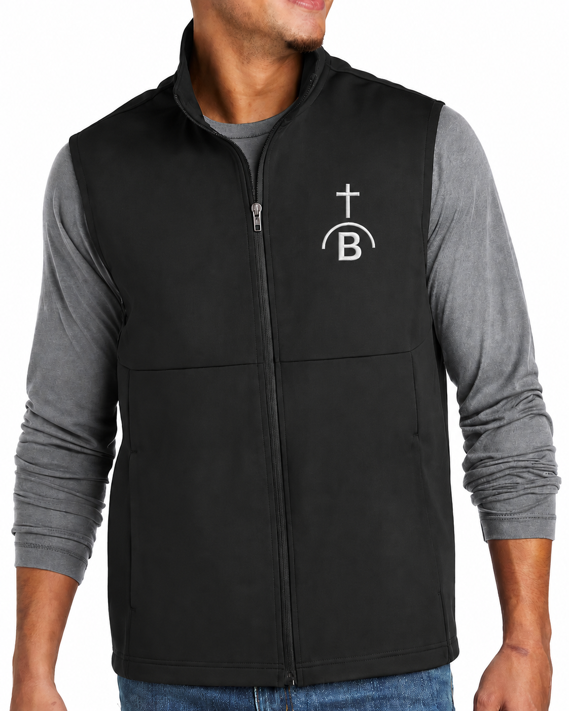 Custom Embroidered Soft Shell Vest