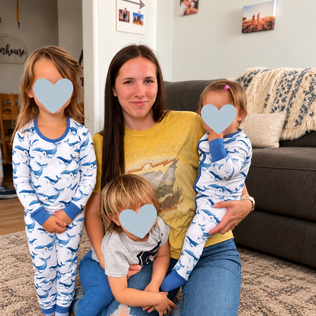Baby-Toddler - "Jonah & The Whale" Bamboo Pajamas by Selah Baby