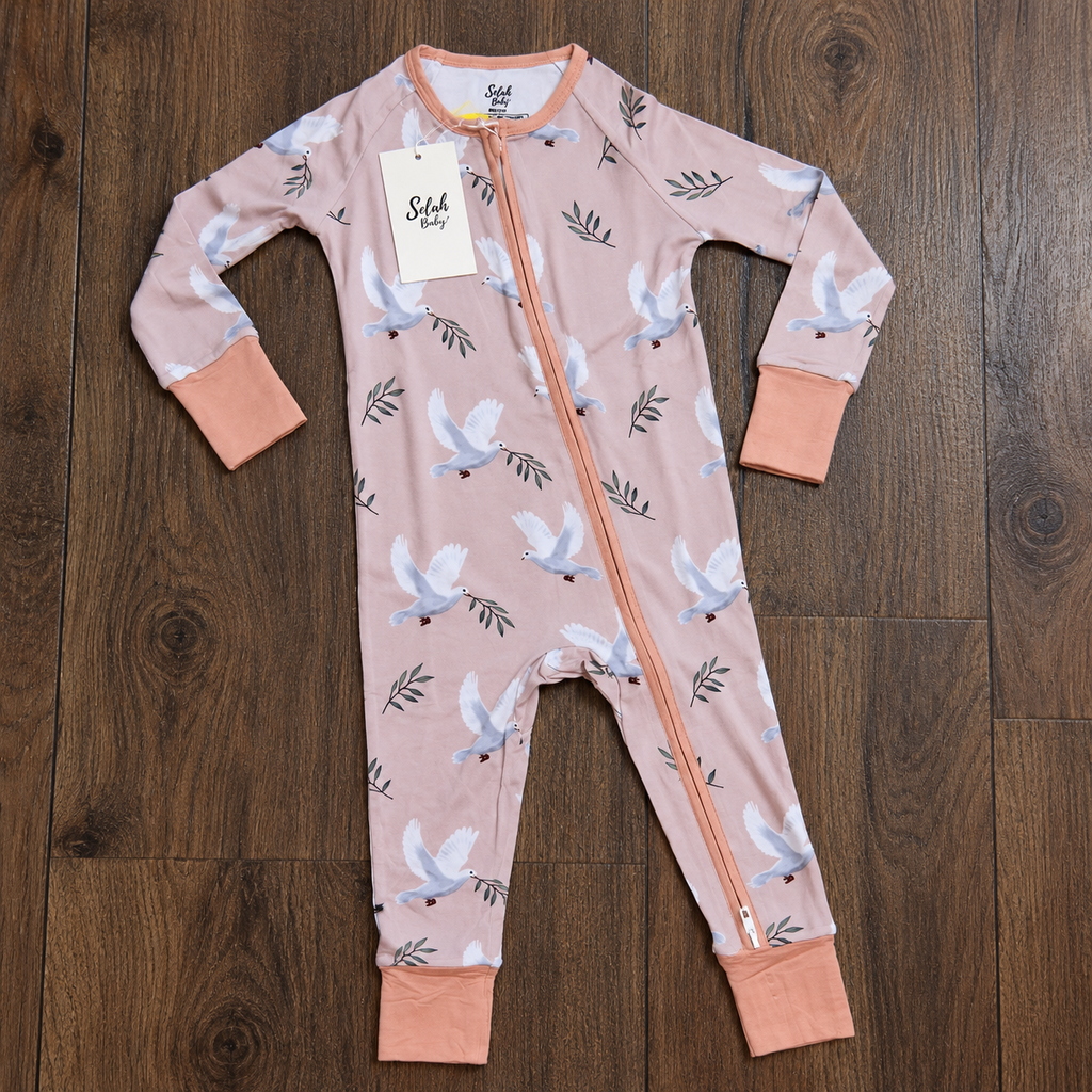 Baby-Toddler - "Peace" Bamboo Pajamas by Selah Baby