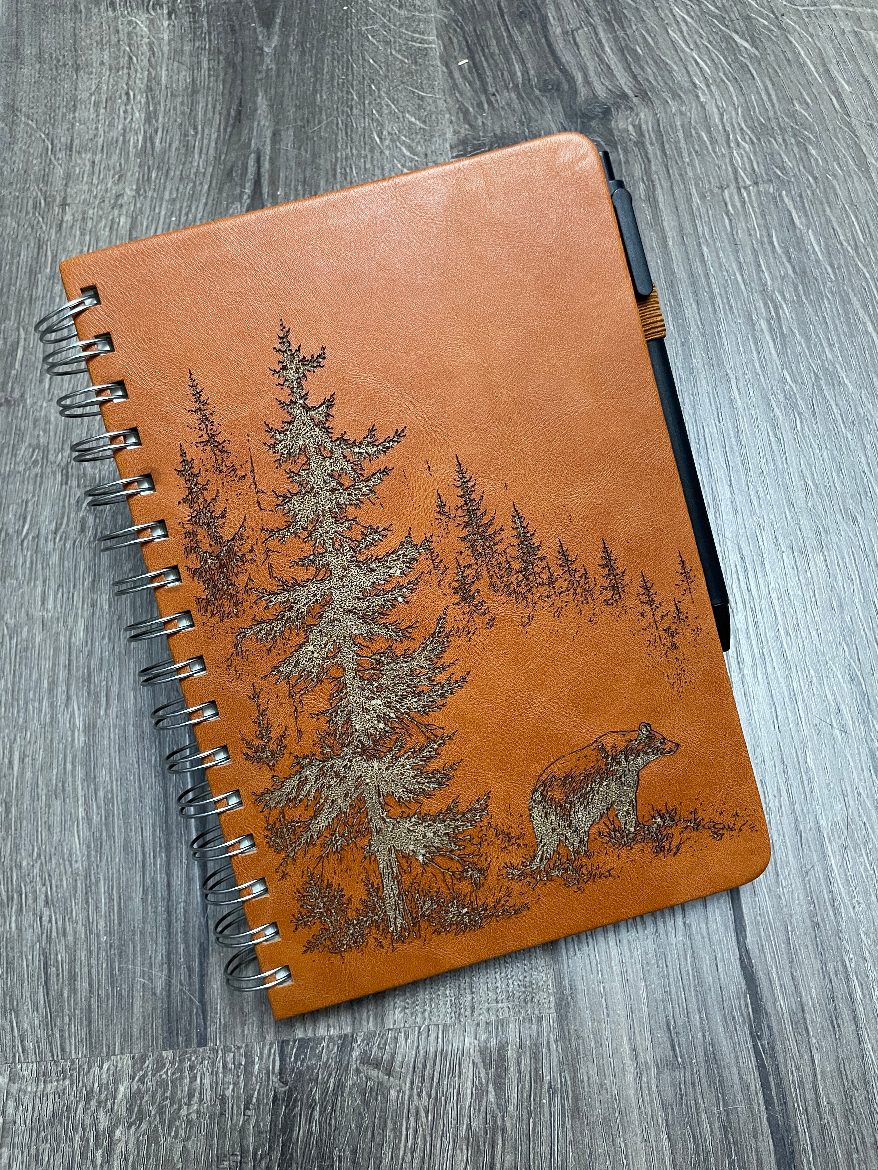 Book - Mountain Bear Leatherette Journal