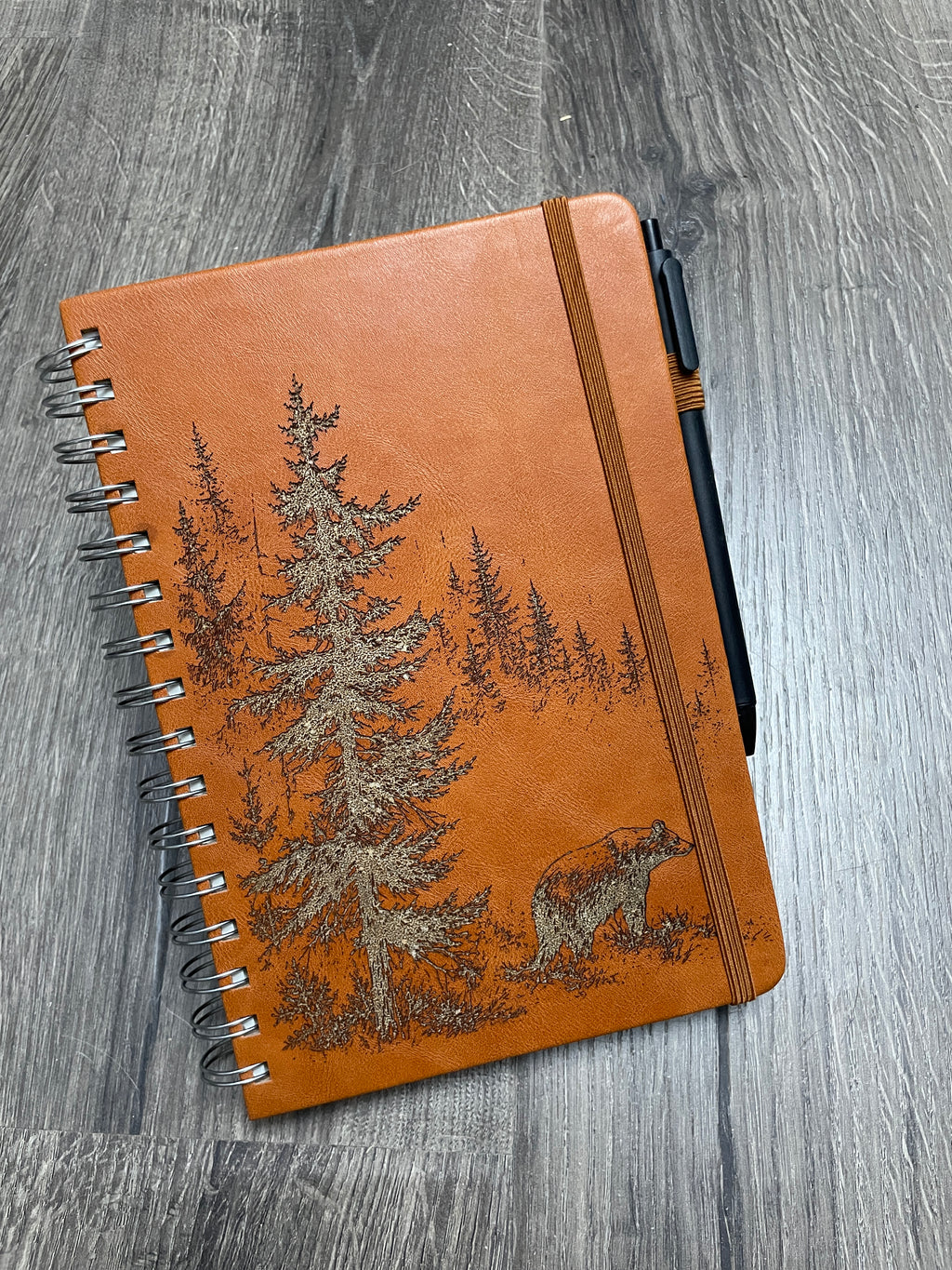 Book - Mountain Bear Leatherette Journal