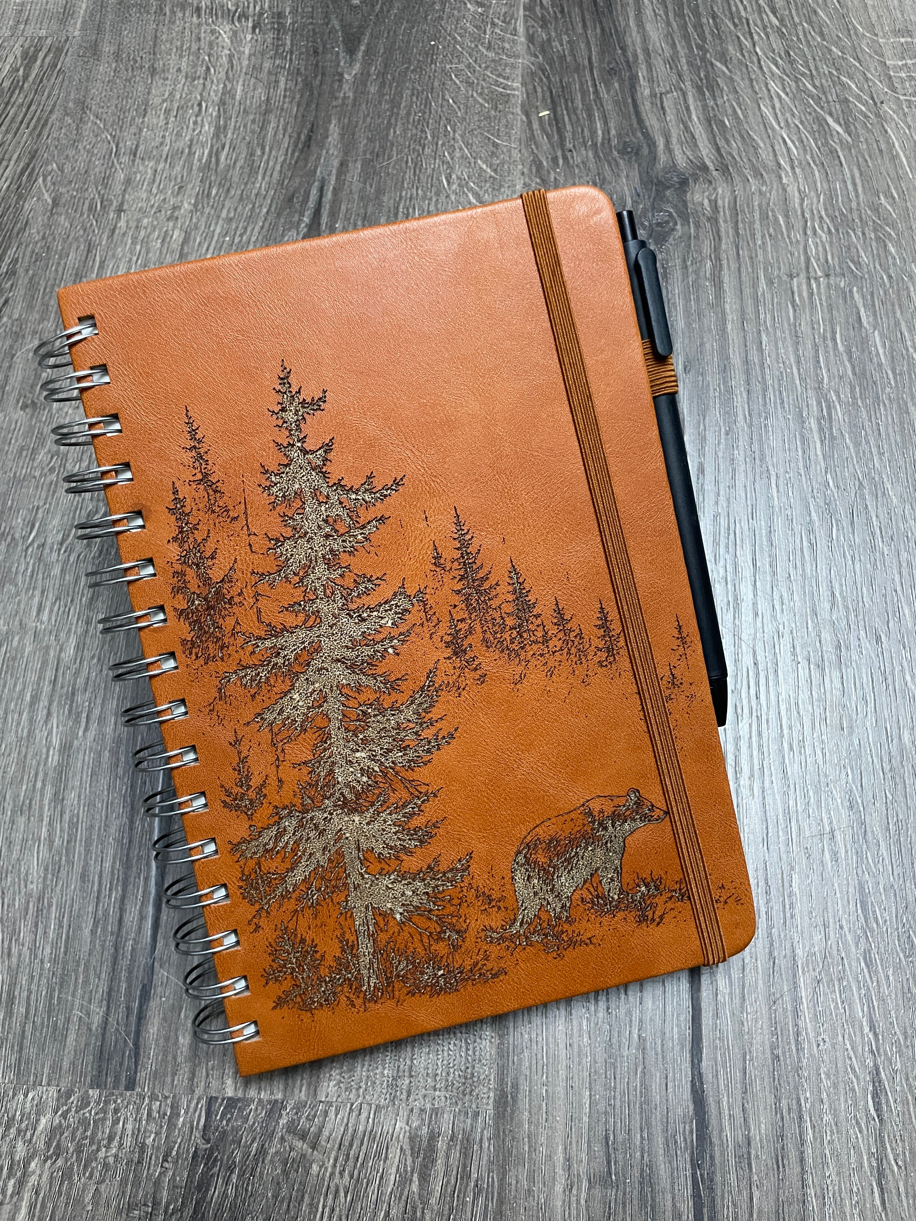 Book - Mountain Bear Leatherette Journal