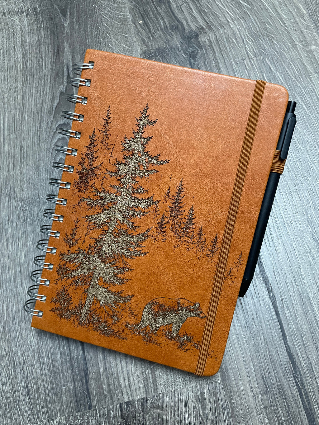 Book - Mountain Bear Leatherette Journal