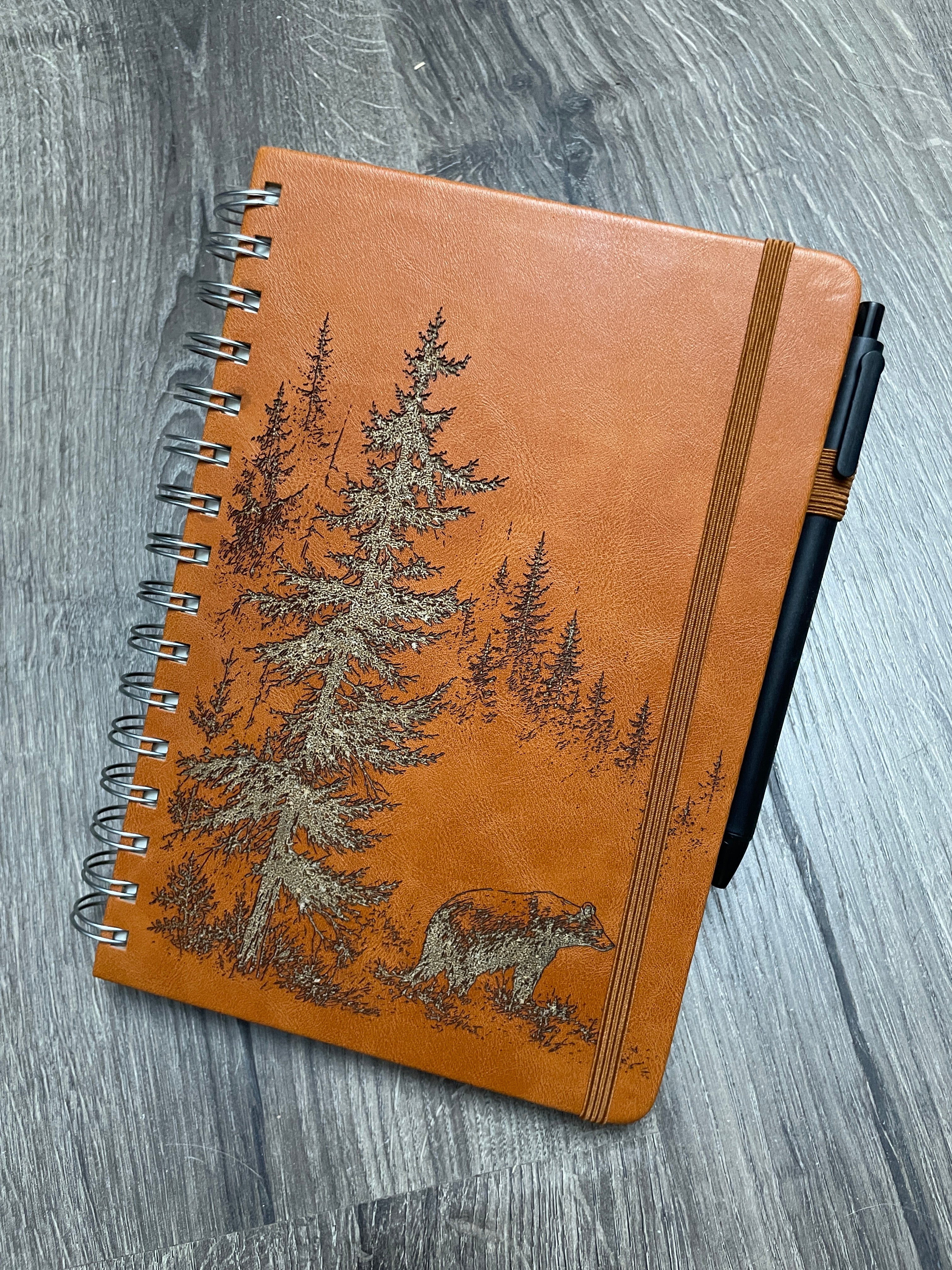 Book - Mountain Bear Leatherette Journal