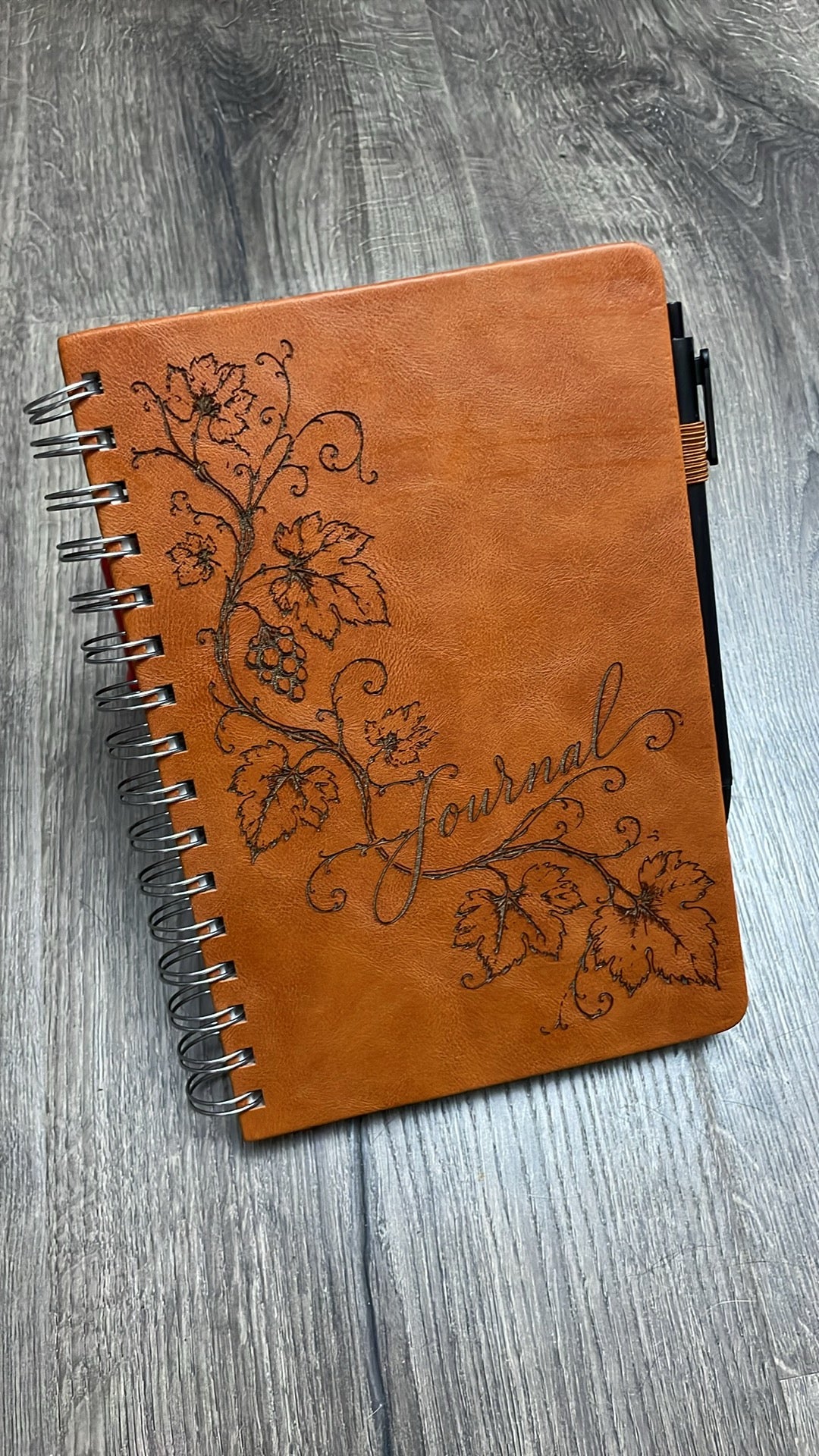 Book - Grapevine Ivy Leatherette Journal