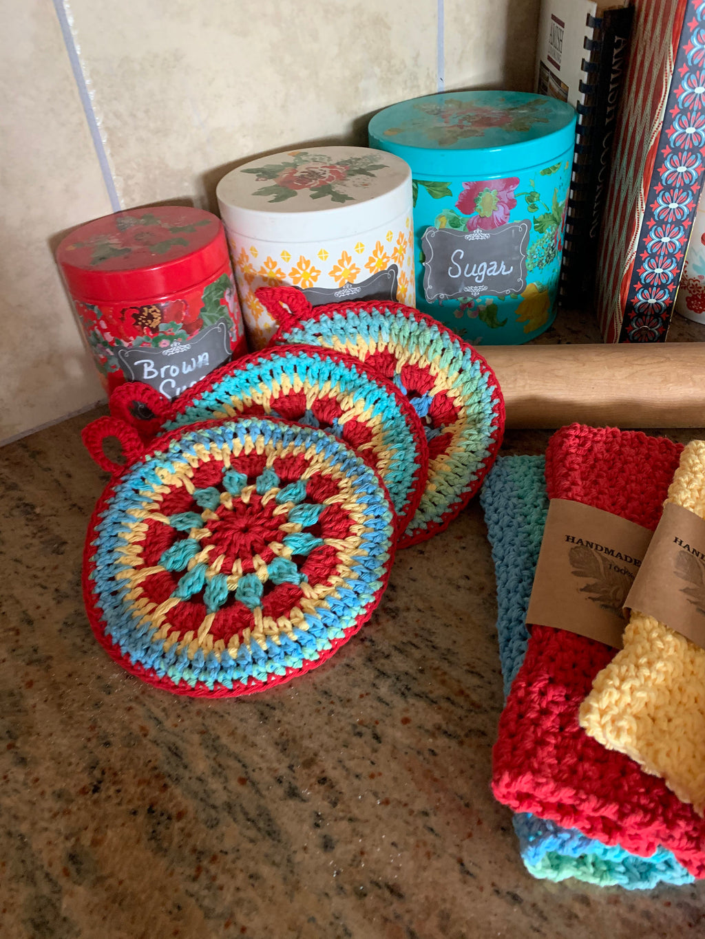 Pattern - Crochet Pattern - "Mandala Potholder"