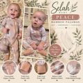 Baby-Toddler - "Peace" Bamboo Pajamas by Selah Baby