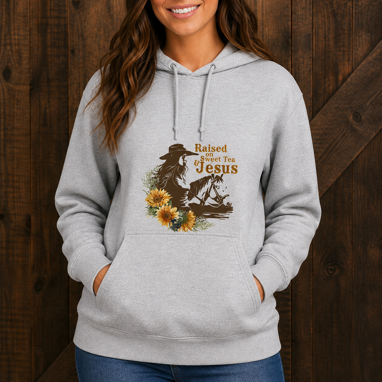 Witness Wear - Raised on Sweet Tea & Jesus Hoodie
