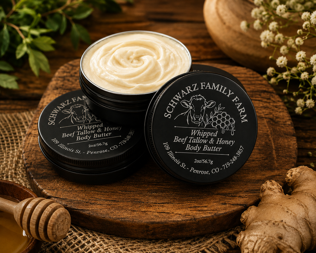 Apothicary - Whipped Beef Tallow & Honey Body Butter from Schwarz Family Farm