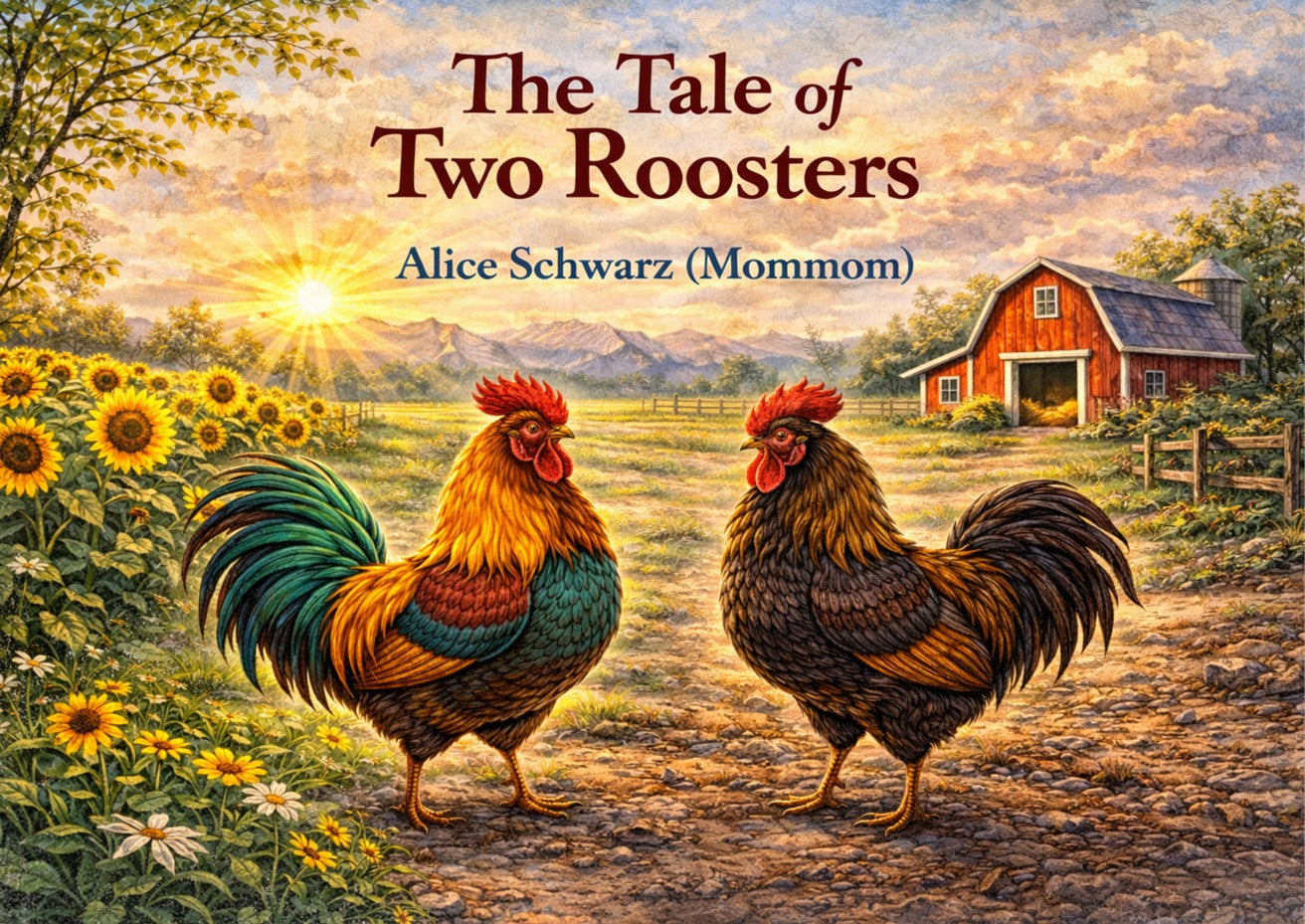 Children's Book - The Tale of Two Roosters - Paperback