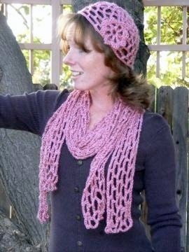 Pattern - Crochet Pattern - Sassy Cloche & Scarf - Original Design by Alice Schwarz